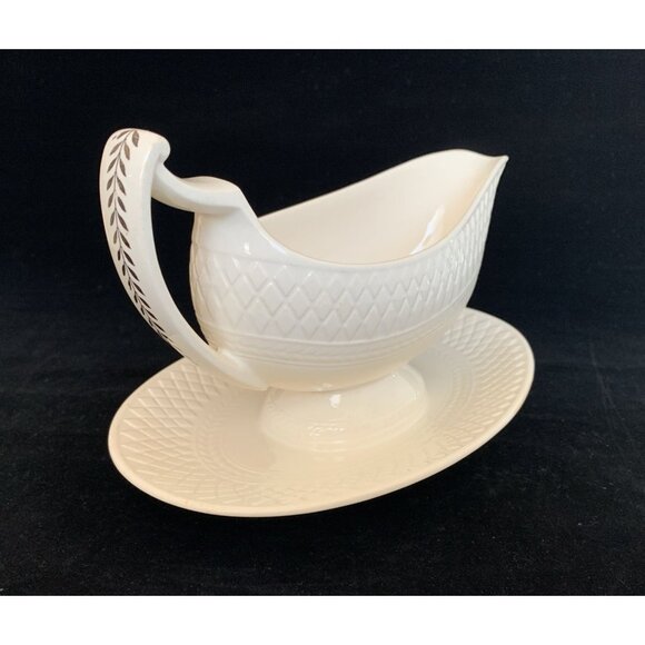 Spode Porcelain Gravy Boat w/ Attached Underplate J.F. Herring "The Huntsman" - Picture 6 of 13